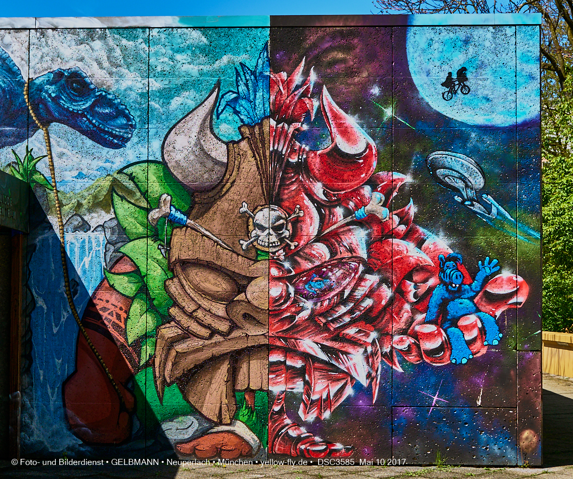 21.03.2017 - Abrissbaustelle Quiddezentrum in Neuperlach